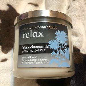 Bath and Body Works Relax Black Chamomile Candle